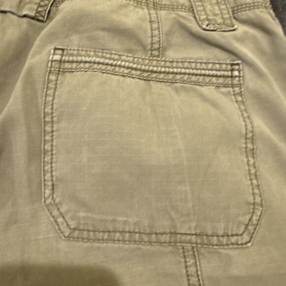 Eddie Bauer-Womens Cargo Crop Lightweight Pants-Size 12 Tall-Olive Green - Picture 12 of 14